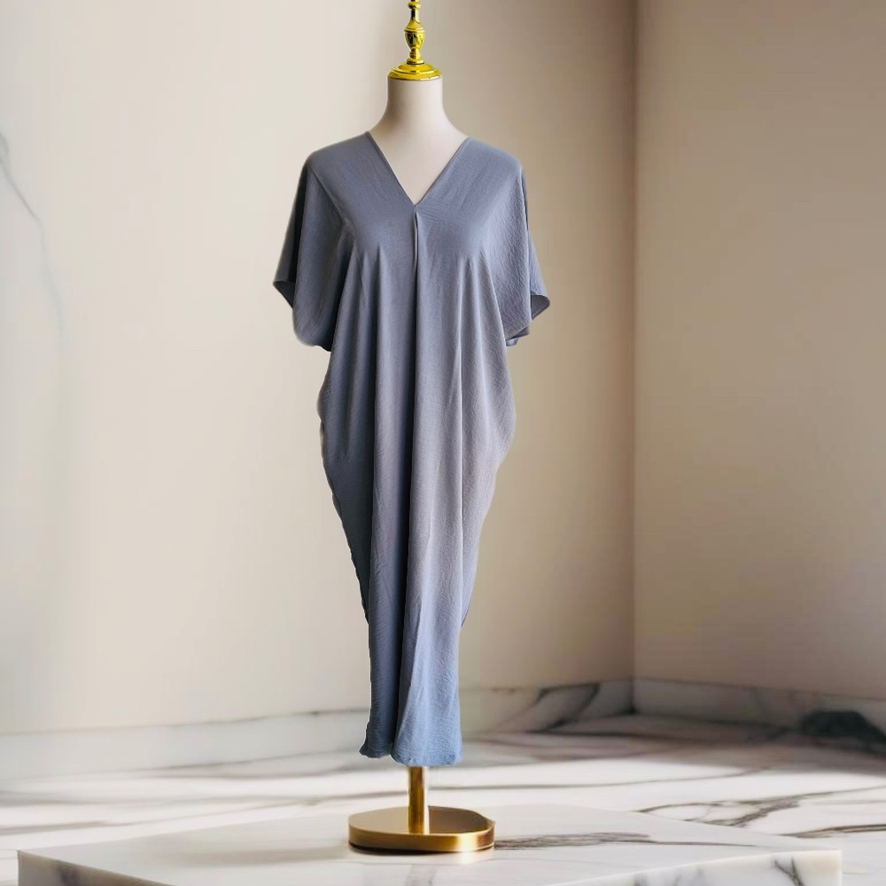 0065/ Gray Dress Crinkle Airflow Material - Picture 2 of 10